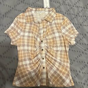 Plaid top